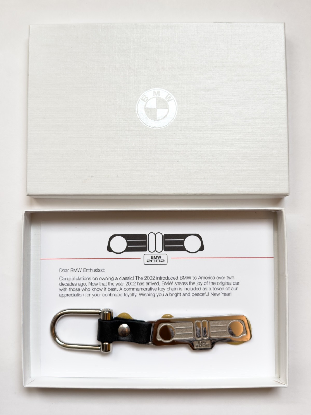 RARE • BMW Official Commemorative 2002 Keychain For 2002 Owners RARE • BMW Official Commemorative 2002 Keychain For 2002 Owners