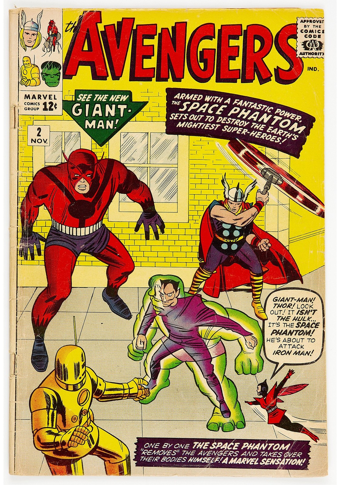 1963 Avengers 2 LOWER GRADE 1963 Avengers 2 LOWER GRADE