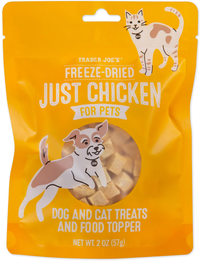 2X Packs Trader Joe’s Freeze Dried Just Chicken For Pets Dog & Cat Treats 2oz ea 2X Packs Trader Joe’s Freeze Dried Just Chicken For Pets Dog & Cat Treats 2oz ea