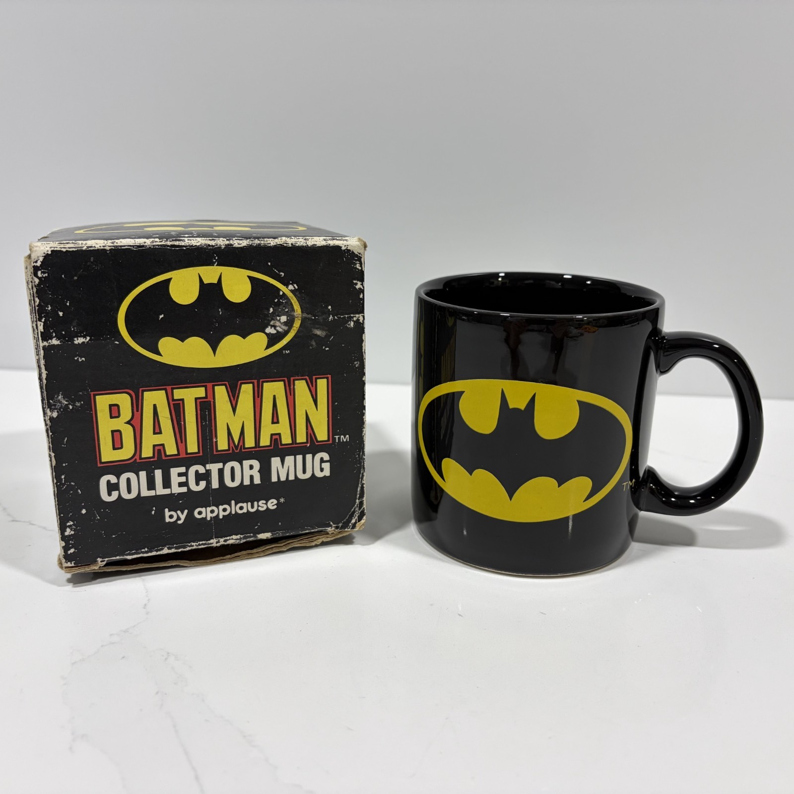 Batman Collector Mug Applause 1964 DC Comics Vintage Logo New with Original Box Batman Collector Mug Applause 1964 DC Comics Vintage Logo New with Original Box