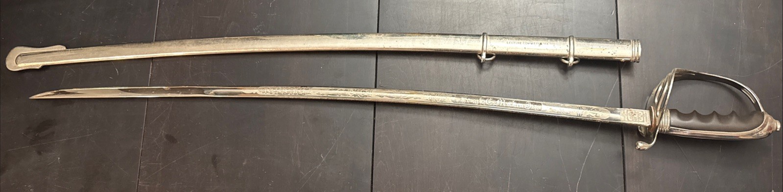 US M-1902 Army Officer Sword Lilley Ames US Army Regulation Columbus US M-1902 Army Officer Sword Lilley Ames US Army Regulation Columbus