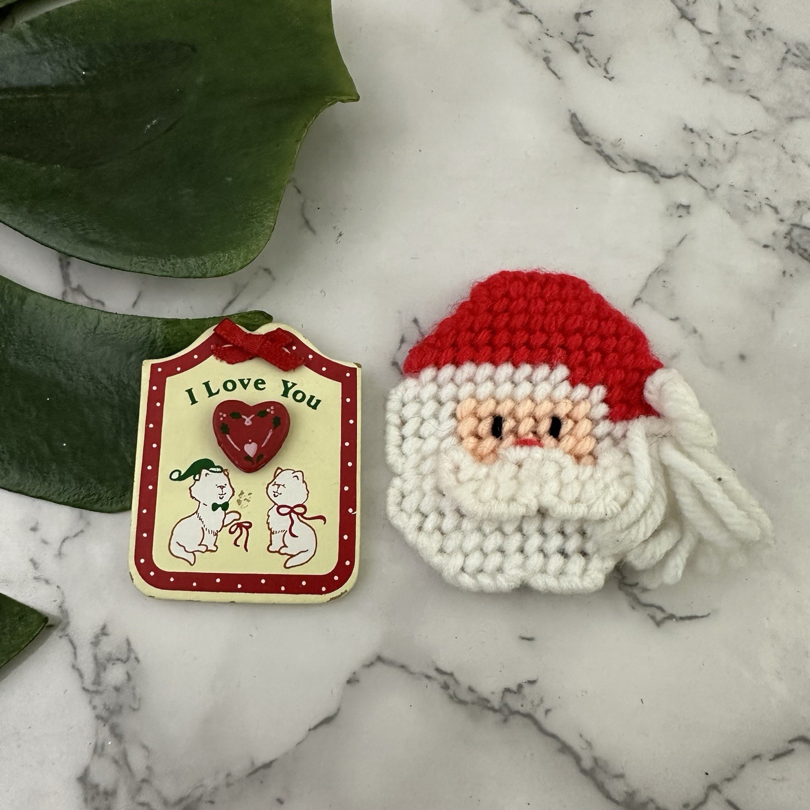 Vintage 90s Christmas Magnets Lot of 2 Santa Cats Red Cottage Holiday Decor Vintage 90s Christmas Magnets Lot of 2 Santa Cats Red Cottage Holiday Decor