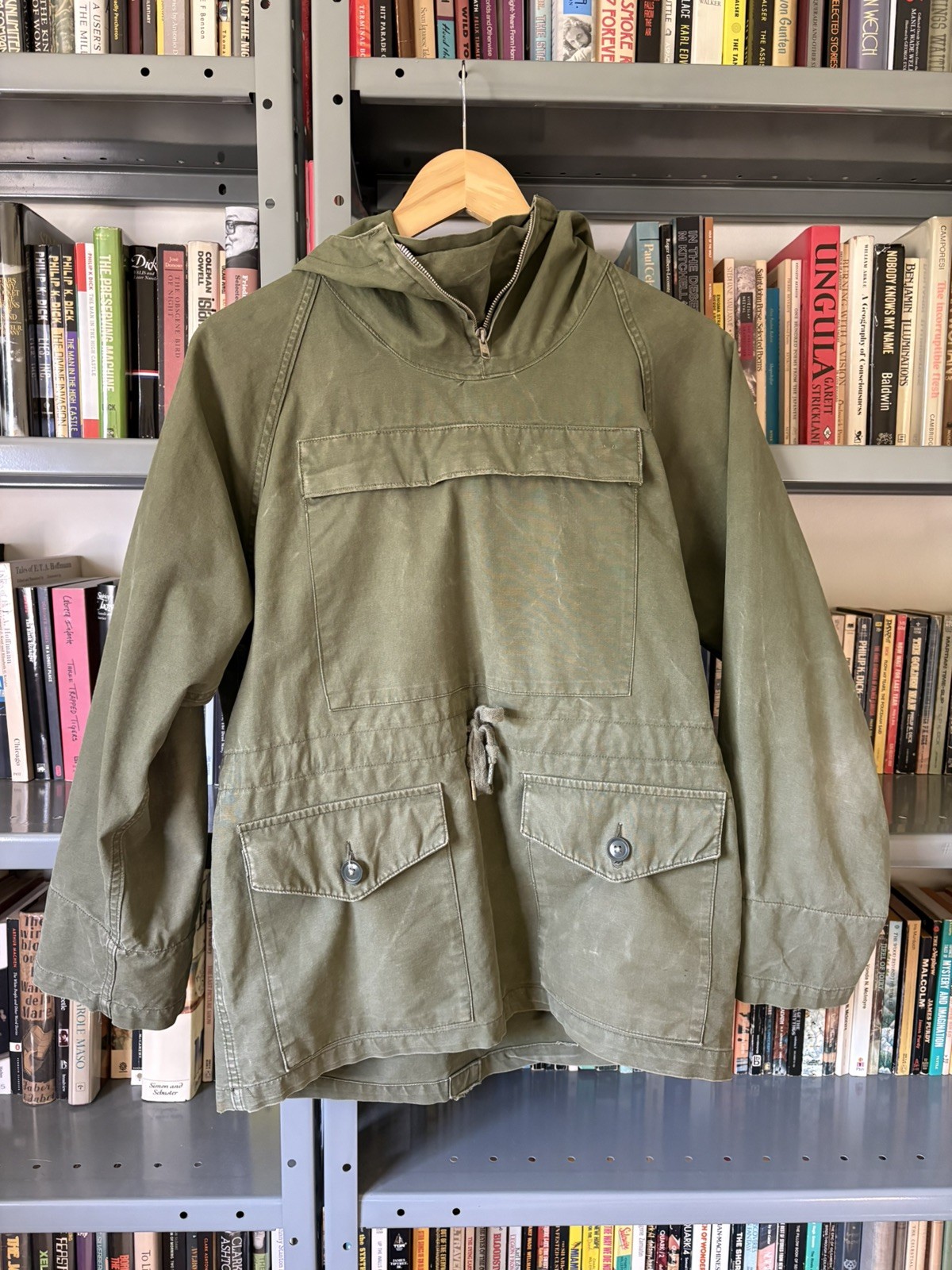 Vintage ~ British Army Cadet Mountain Smock ~ Anorak ~ Olive Green OG 60s 70s