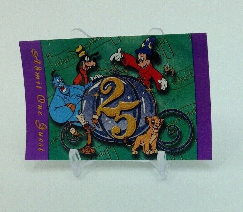 Vintage 1997 Chicago Disney Quest Ticket Stub Walt Disney Vintage 1997 Chicago Disney Quest Ticket Stub Walt Disney