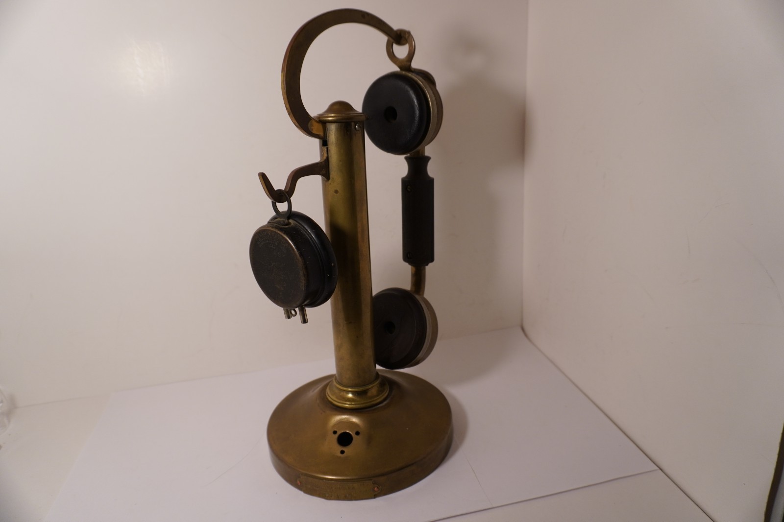 A Scarce Original 1920's French Mother-in-Law Candlestick Phone for Display Only A Scarce Original 1920's French Mother-in-Law Candlestick Phone for Display Only