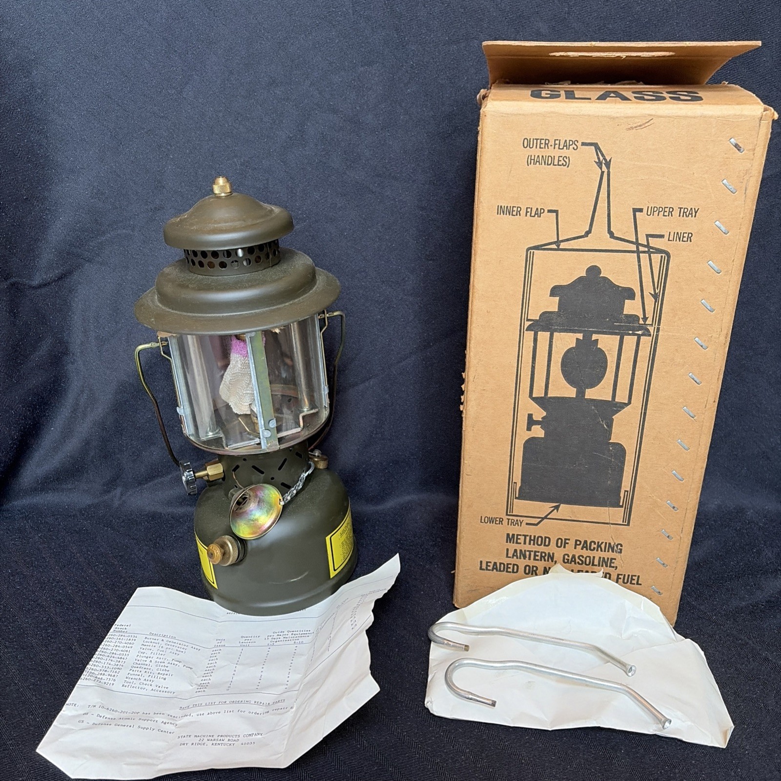 1991 U.S. Military SMP Milspec Lantern – Complete in Original Box – Unused 1991 U.S. Military SMP Milspec Lantern – Complete in Original Box – Unused