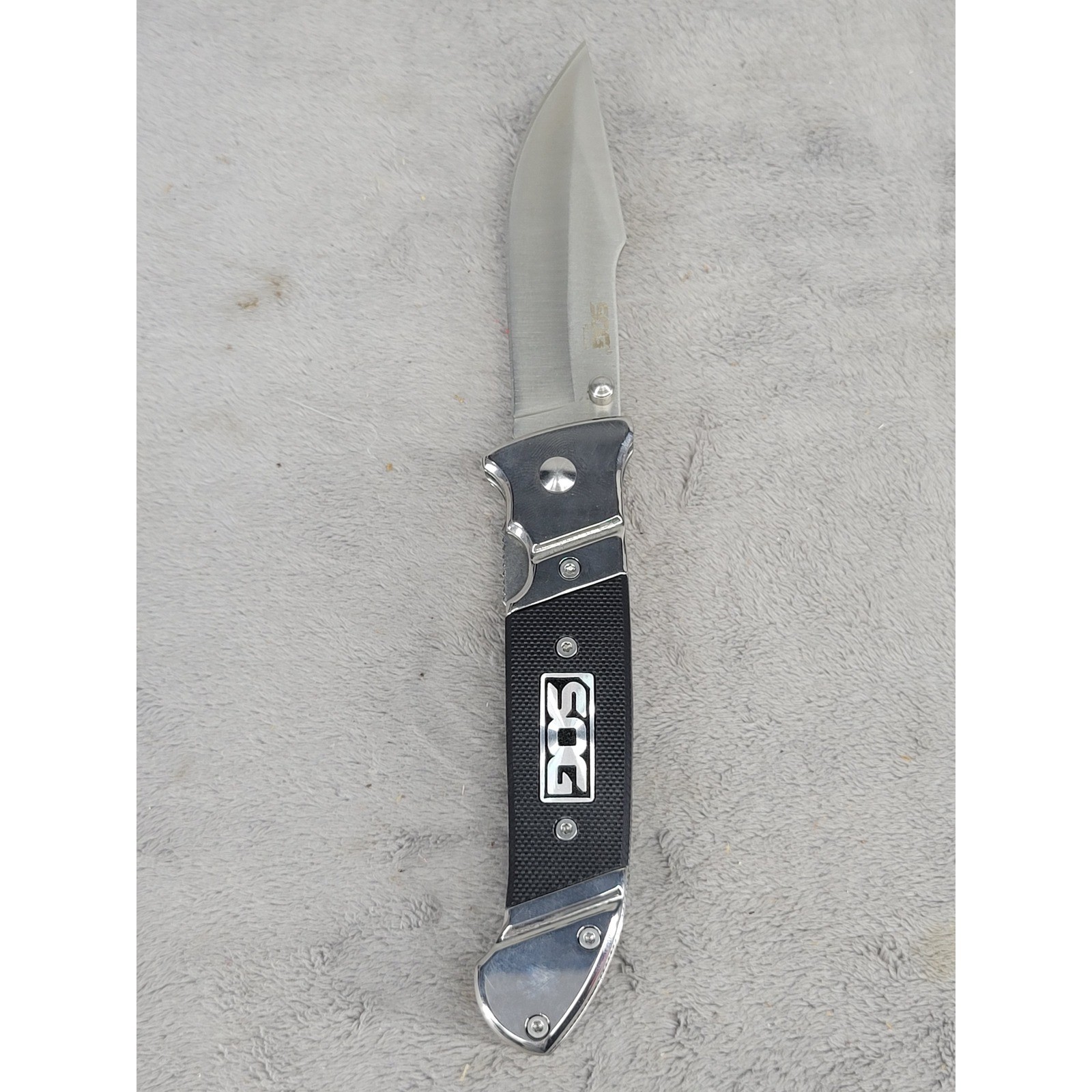 SOG Fielder Folding Pocket Knife Black G10 Handle Stainless Steel FF38-CP 3.3in