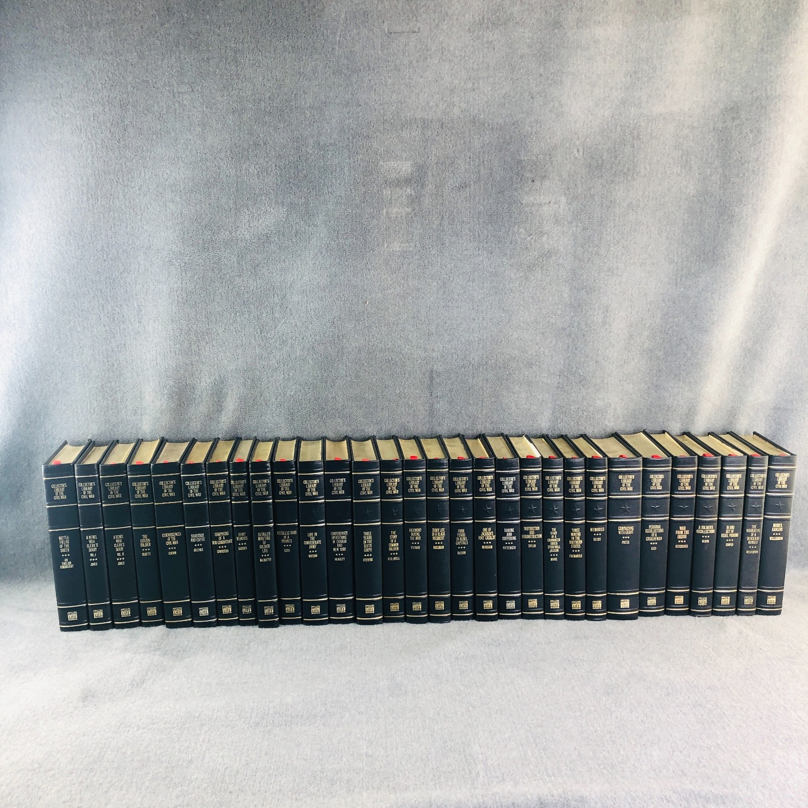 Collector’s Library of the Civil War 1983 LeatherBound Gilded Compl Set 30 Vols Collector’s Library of the Civil War 1983 LeatherBound Gilded Compl Set 30 Vols