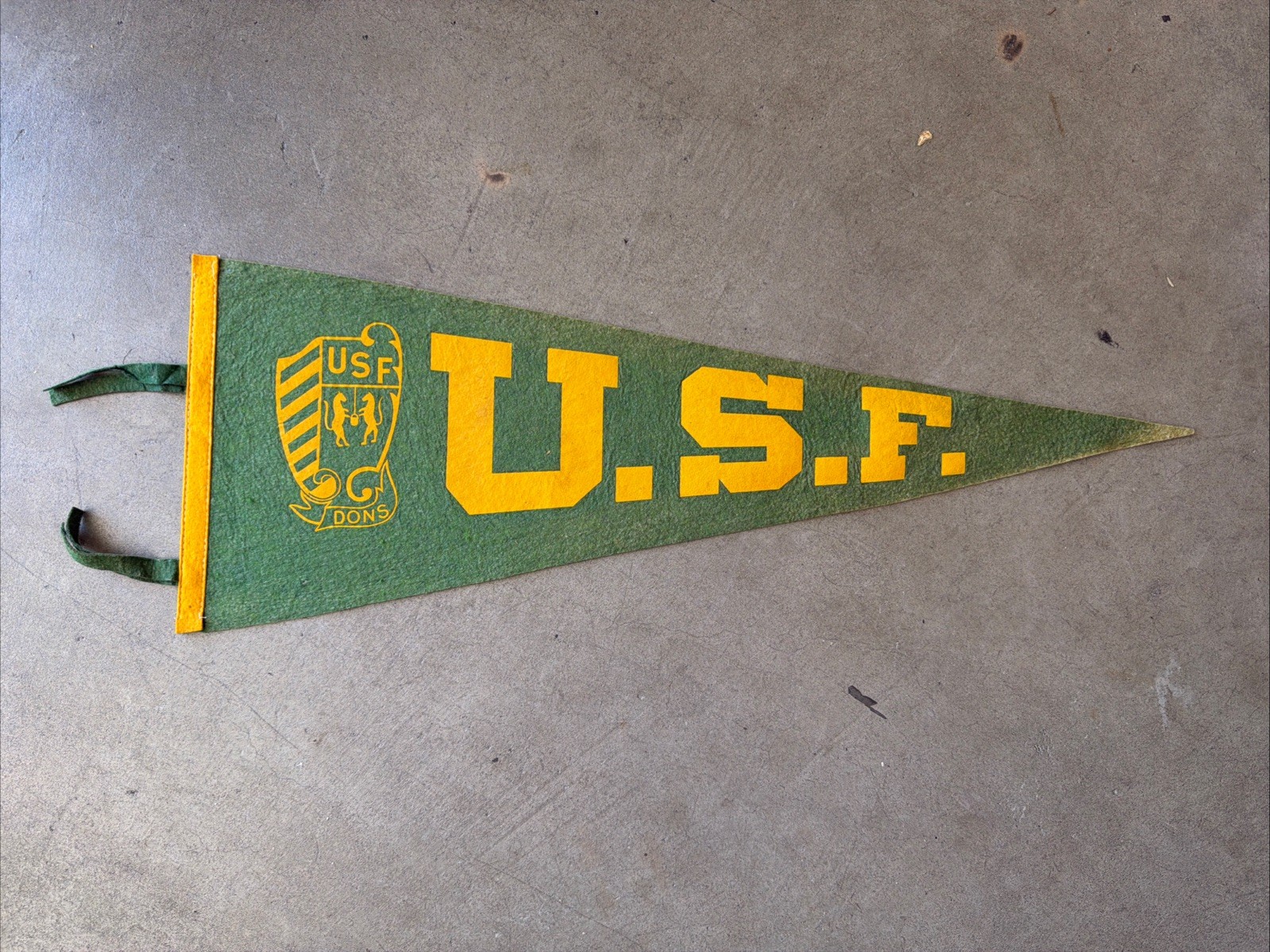 Vintage 1950s University Of San Francisco Dons Pennants Vintage 1950s University Of San Francisco Dons Pennants