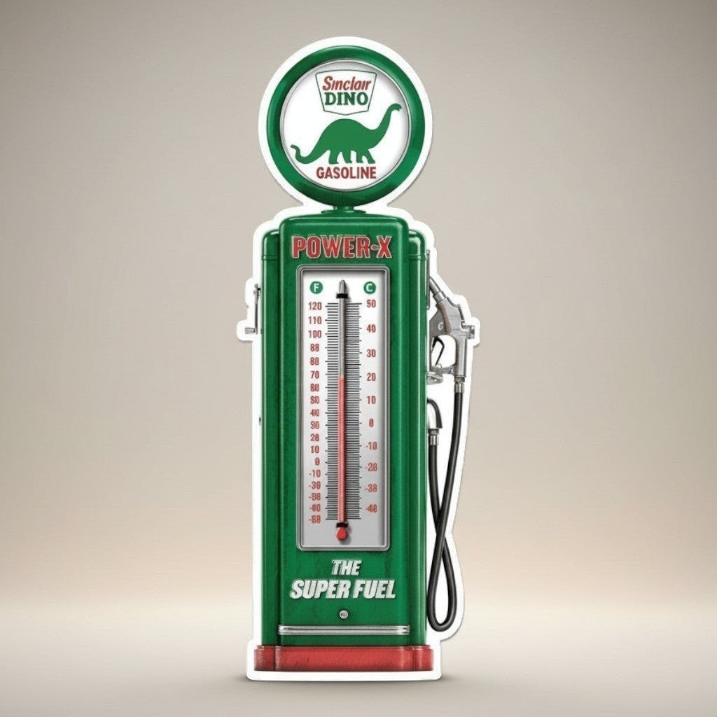 Sinclair Dino Gasoline Thermometer Sinclair Dino Gasoline Thermometer