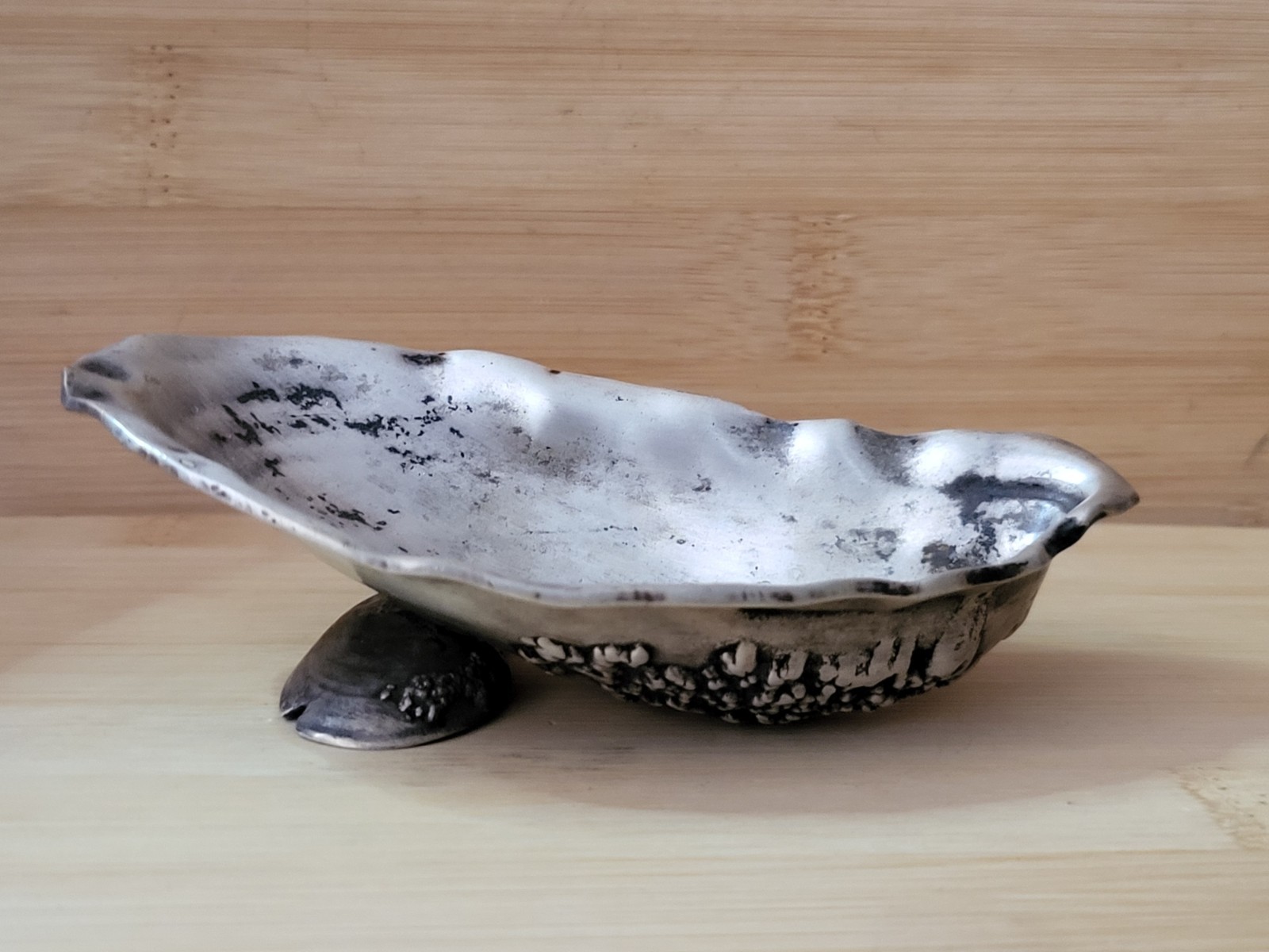 Gorham 'Narragansett' Sterling Silver Narragansett Oyster Almond Dish Shell Dish Gorham 'Narragansett' Sterling Silver Narragansett Oyster Almond Dish Shell Dish