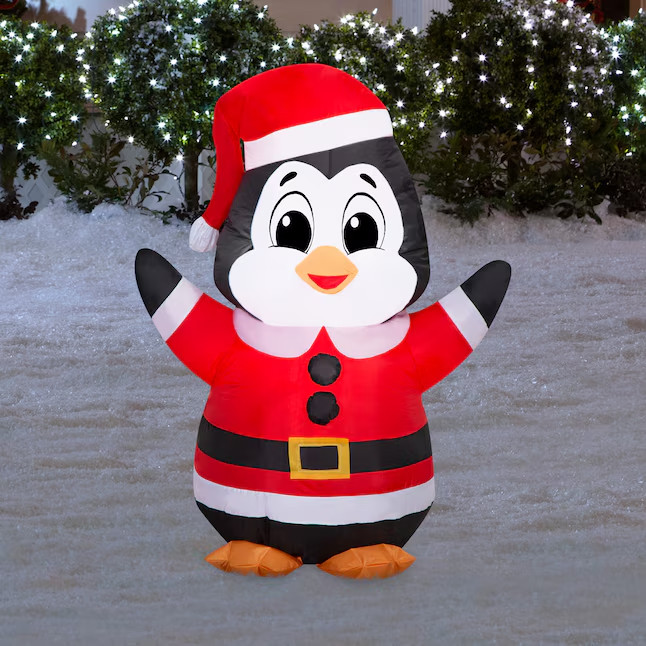 Holiday Living Penguin Christmas Inflatable 3.5 Ft Lighted Outdoor Yard Decor Holiday Living Penguin Christmas Inflatable 3.5 Ft Lighted Outdoor Yard Decor