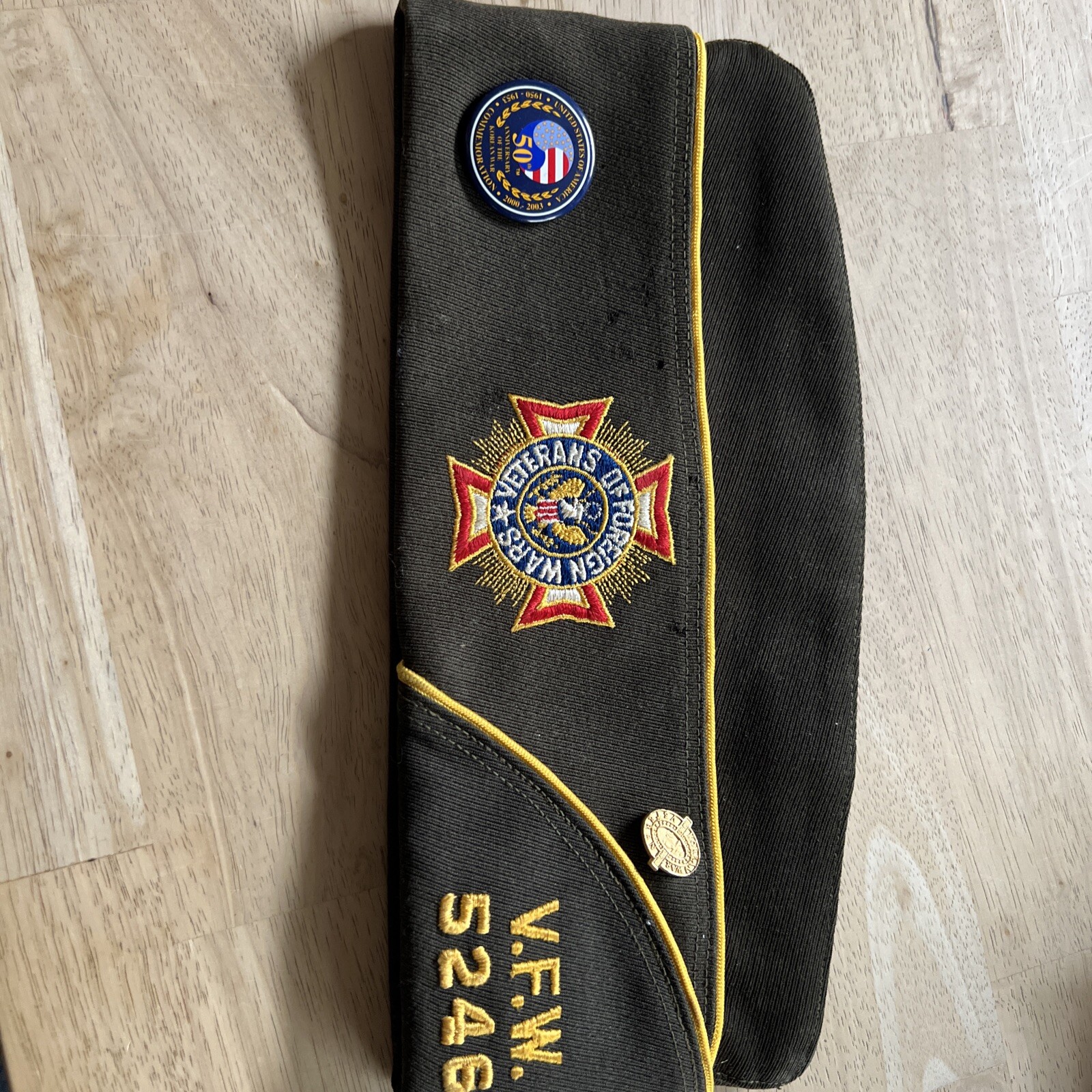 VINTAGE VFW HAT VETERAN'S FOREIGN WARS MILITARY ENVELOPE Maryland 5246 EUC VINTAGE VFW HAT VETERAN'S FOREIGN WARS MILITARY ENVELOPE Maryland 5246 EUC
