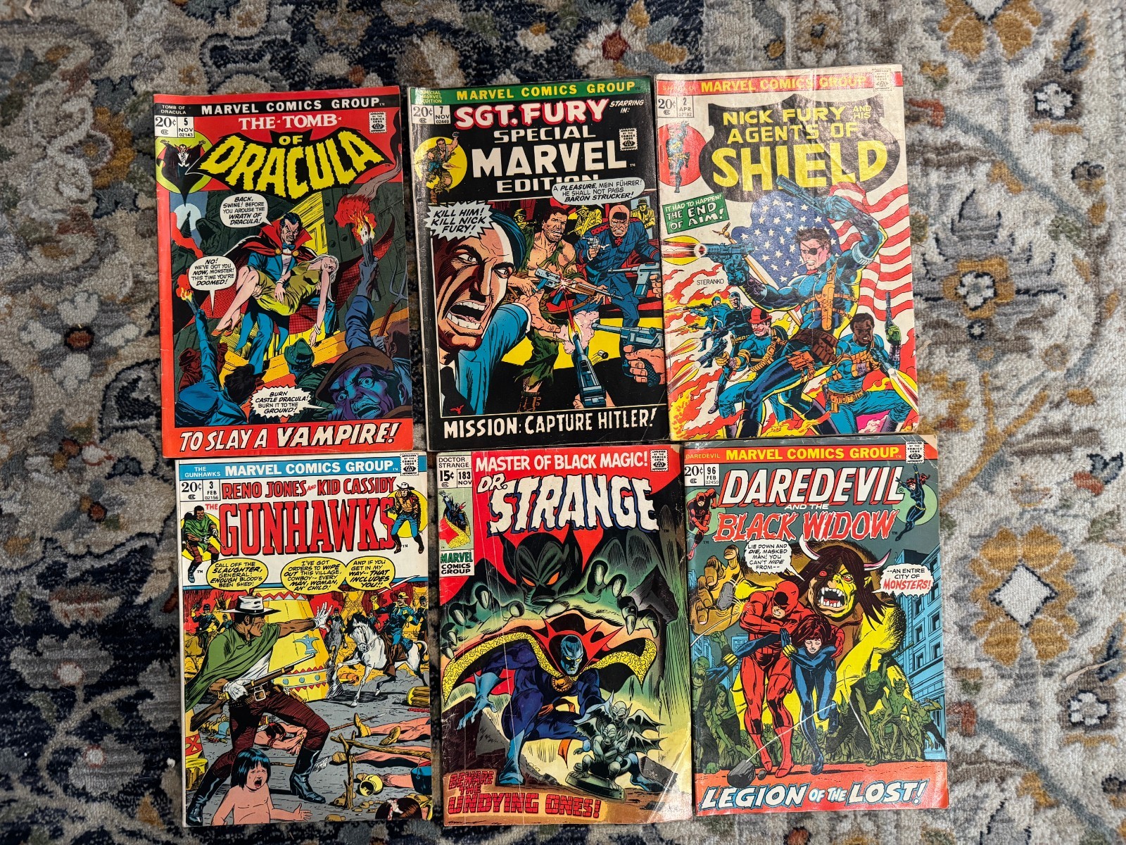 Marvel Comics Group Bronze Age Dr. Strange Dracula Daredevil Lot Marvel Comics Group Bronze Age Dr. Strange Dracula Daredevil Lot