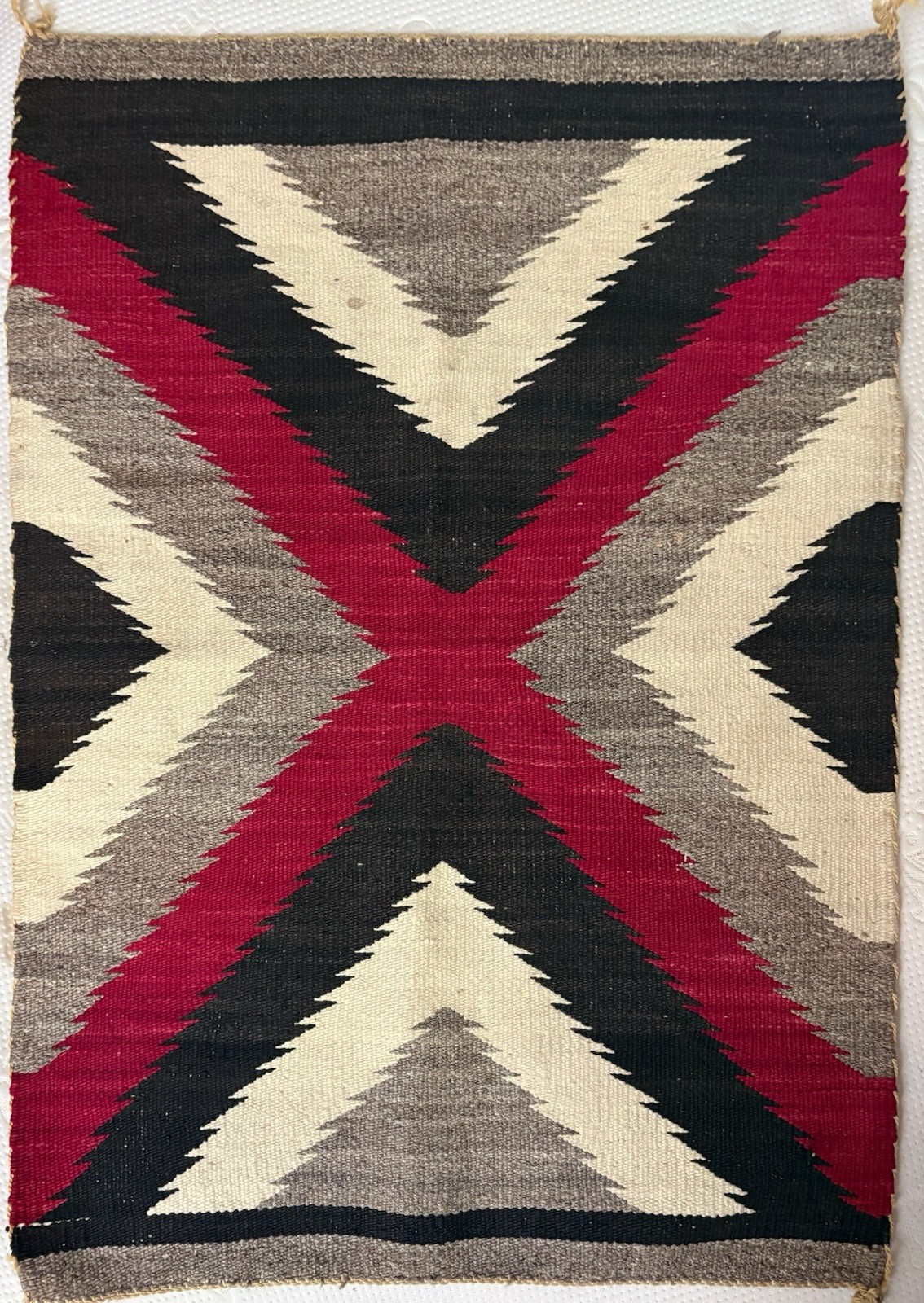 Antique Navajo Rug GANADO RED 1940’s-60’s Navajo Nation Native American Indian