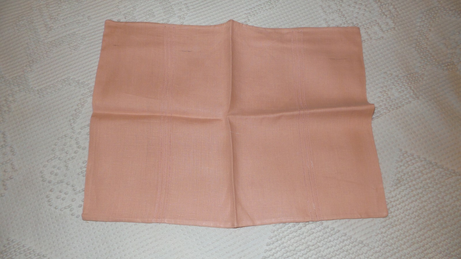 Antique Small Linen Pillow Cover, Pale Pink, 16"x12", #2 Antique Small Linen Pillow Cover, Pale Pink, 16"x12", #2