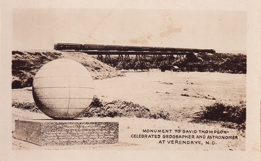 RPPC Verendrye ND Train Bridge McHenry CO Ghost Town SE of Minot Real Photo RPPC Verendrye ND Train Bridge McHenry CO Ghost Town SE of Minot Real Photo