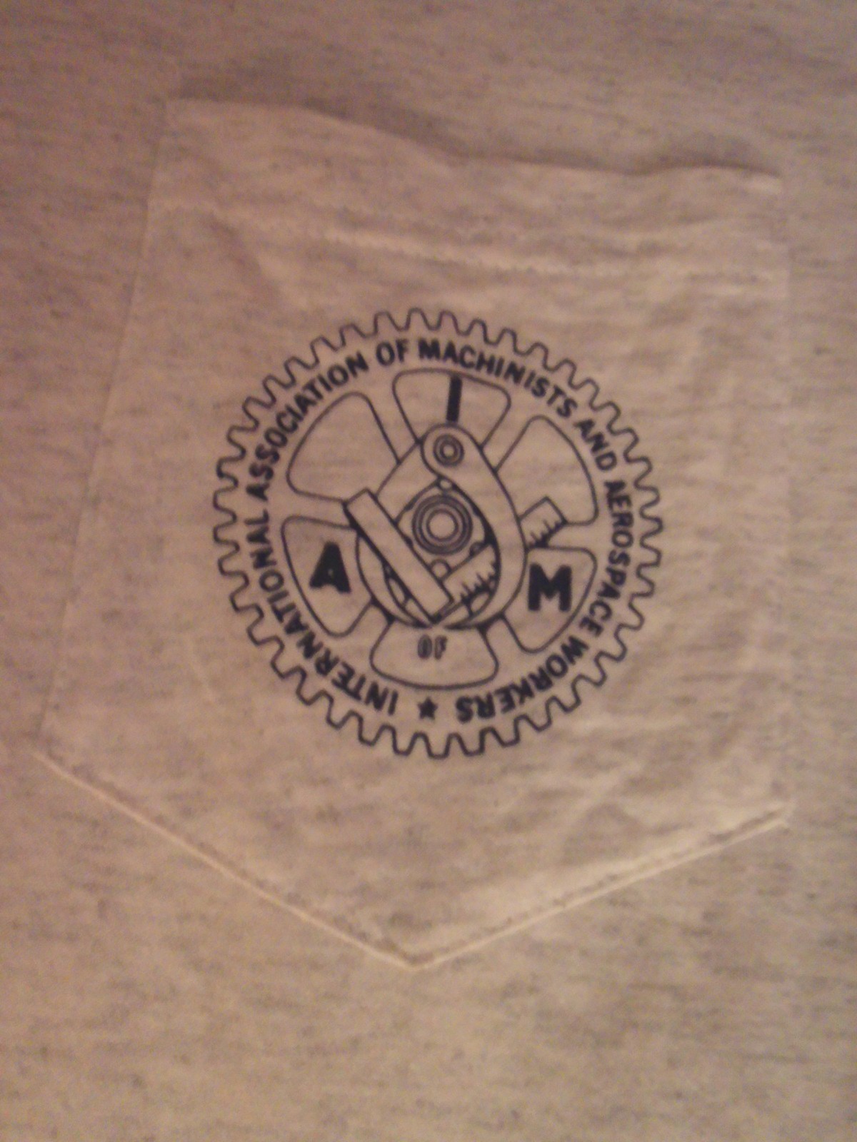 Vintage Machinists Union T-Shirt Medium Size IAM Vintage Machinists Union T-Shirt Medium Size IAM