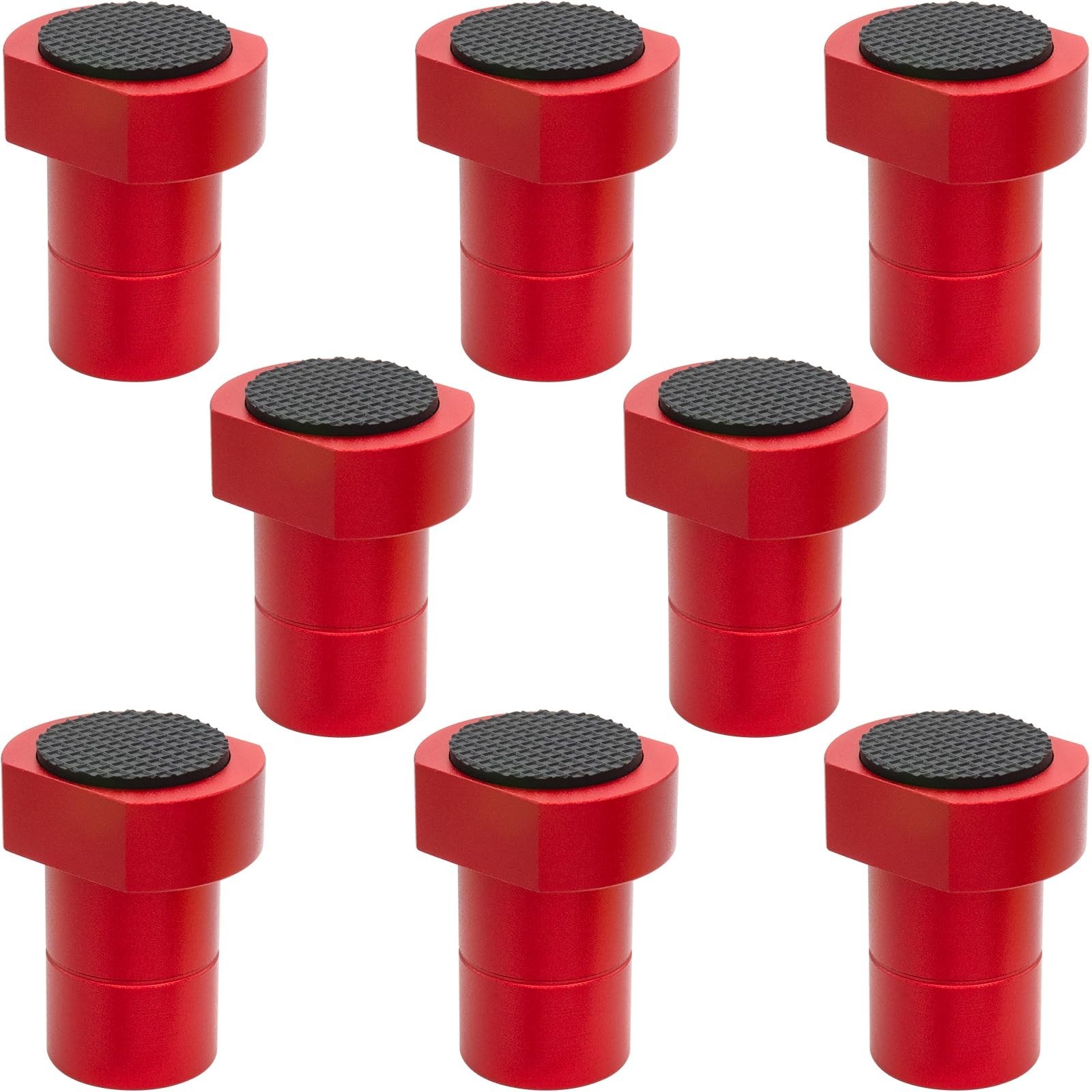 8-Pack 3/4 Inch (19mm) Aluminum Bench Dogs - Non-Slip Woodworking Bench Clamp Ac