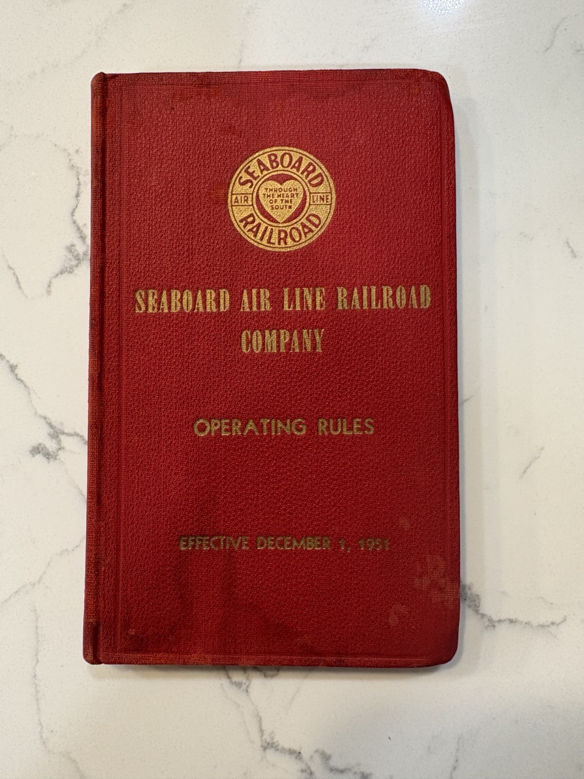 Vintage 1951 Seaboard Air Line Railroad Company Operating Rules Book Vintage 1951 Seaboard Air Line Railroad Company Operating Rules Book