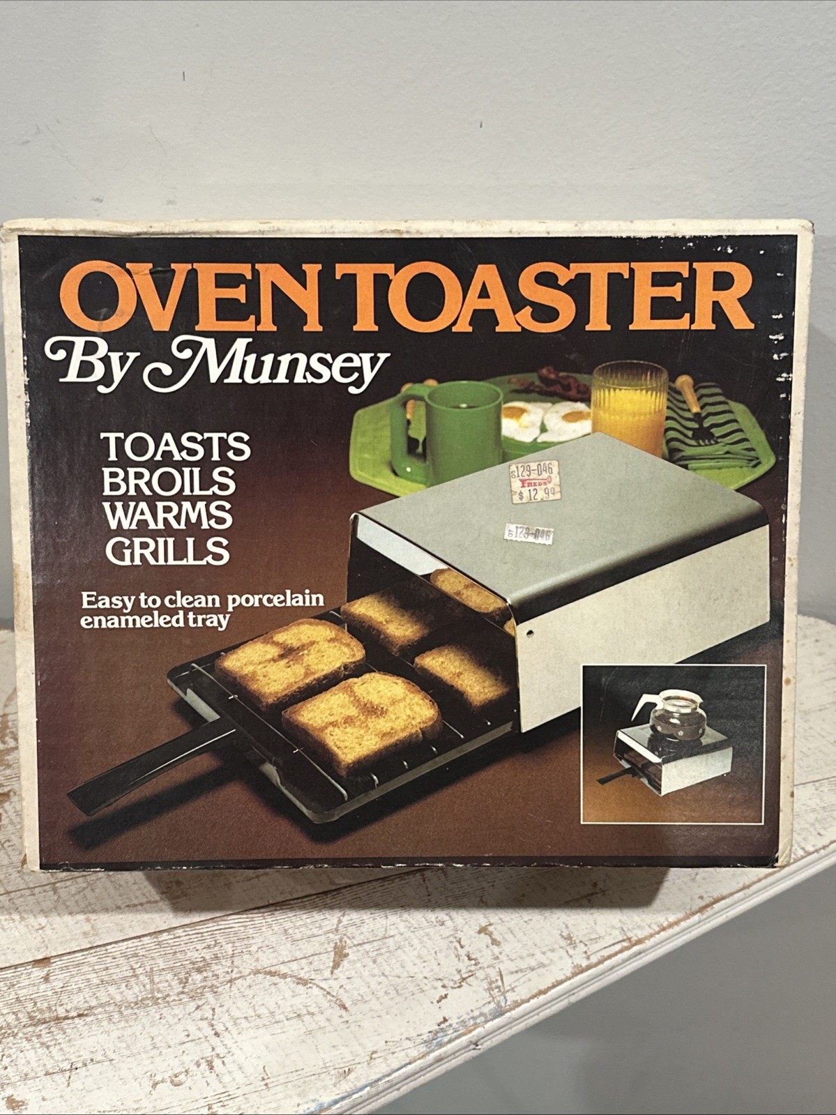 VTG Oven Toaster By Munsey 10 BC 4145 NEW FACTORY CLOSED BOX 650W 120V NOS MCM VTG Oven Toaster By Munsey 10 BC 4145 NEW FACTORY CLOSED BOX 650W 120V NOS MCM