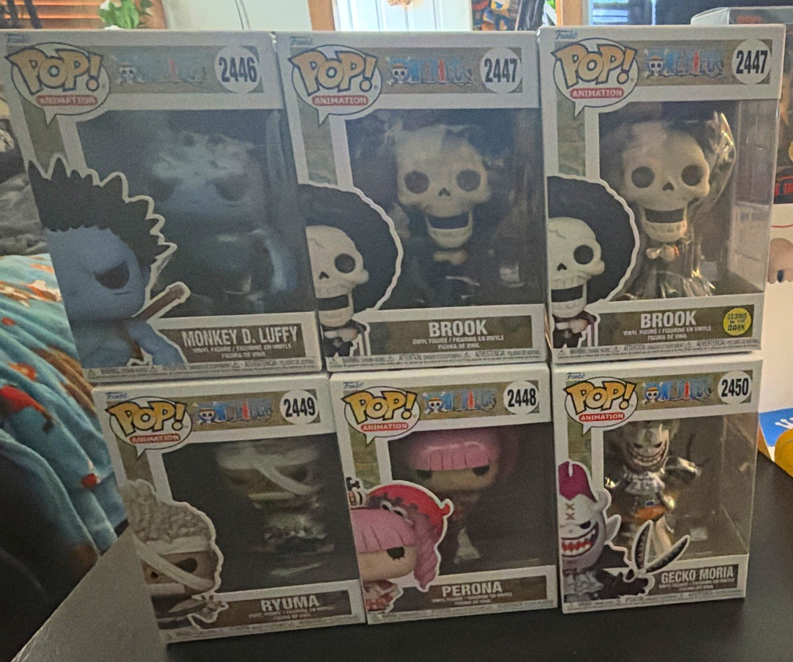 Funko Pop One Piece Mystery box 2026 6-Pack w/ cards and sleeves. Funko Pop One Piece Mystery box 2026 6-Pack w/ cards and sleeves.