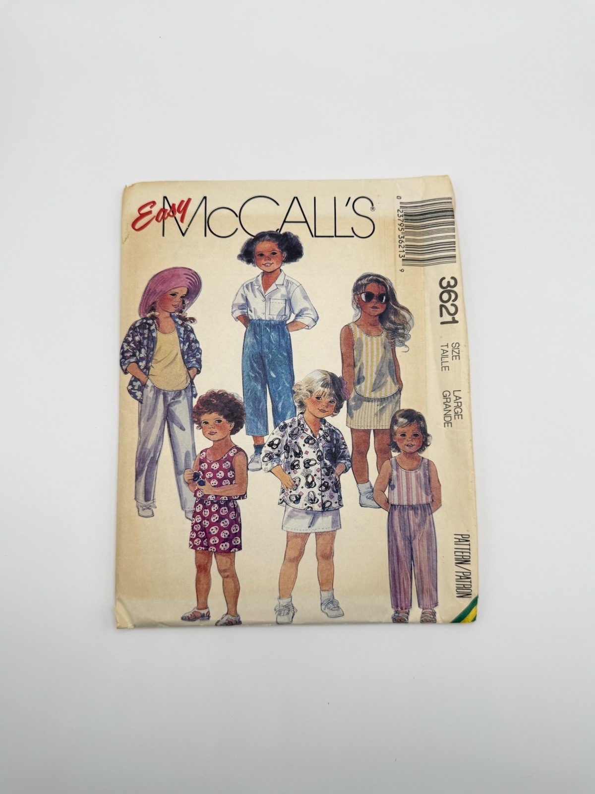 Vintage 1988 UNCUT McCall’s Pattern 3621: Children’s Top Pants Shorts & Skirt Vintage 1988 UNCUT McCall’s Pattern 3621: Children’s Top Pants Shorts & Skirt