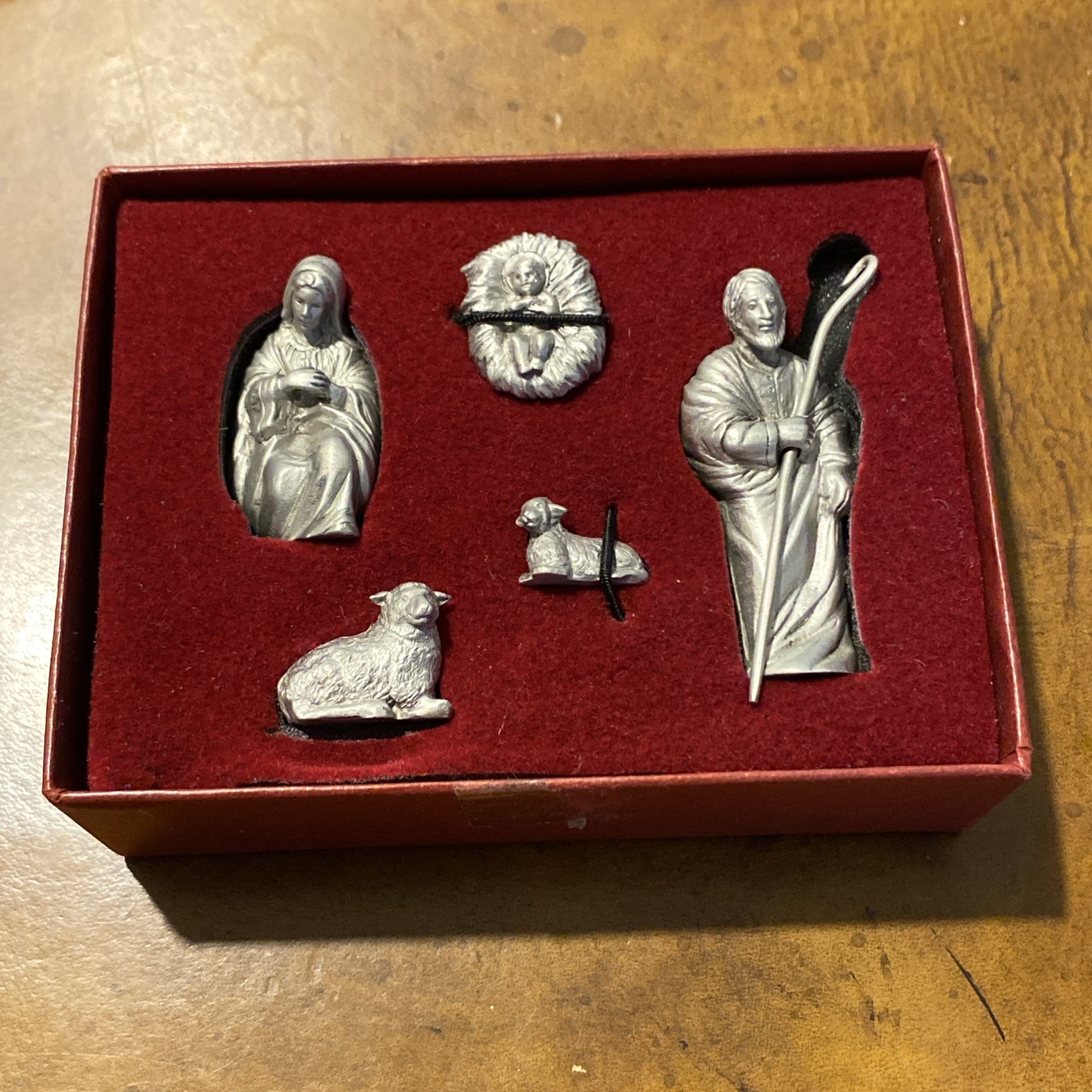 Danforth Pewter Port Nativity Set Made In USA See Photos Box Has Damage Danforth Pewter Port Nativity Set Made In USA See Photos Box Has Damage