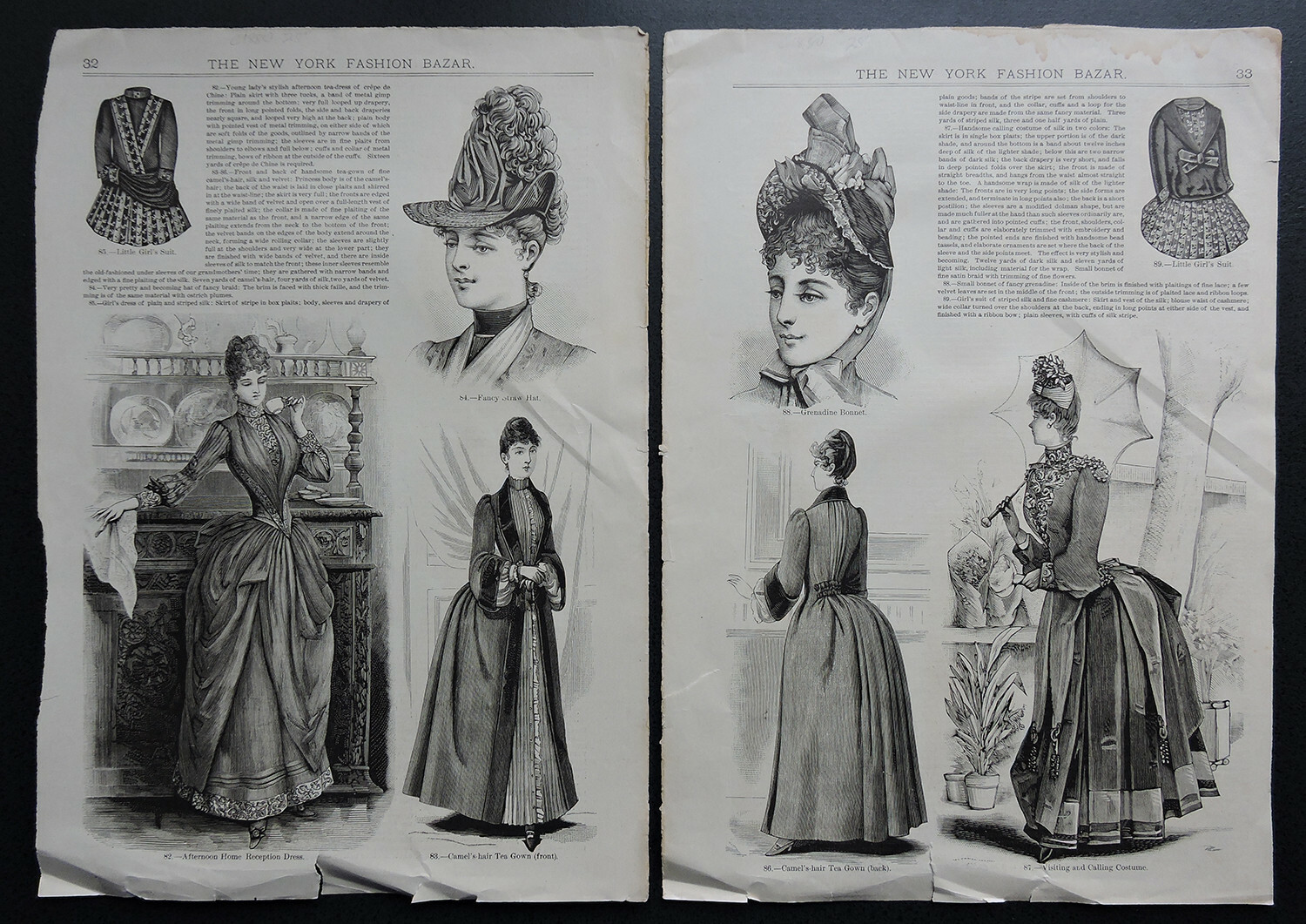 VINTAGE ADVERTISEMENTS SET OF 2