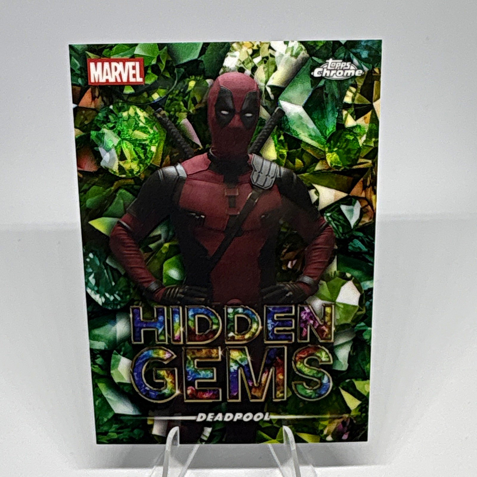 Rare Topps 2025 Topps Chrome Marvel Deadpool Hidden Gems SSP Deadpool HG-1