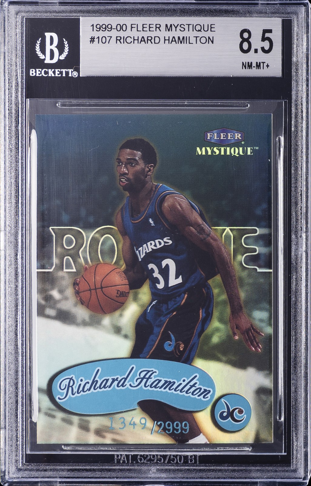 1999-00 FLEER MYSTIQUE #107 RICHARD HAMILTON BGS 8.5 1999-00 FLEER MYSTIQUE #107 RICHARD HAMILTON BGS 8.5