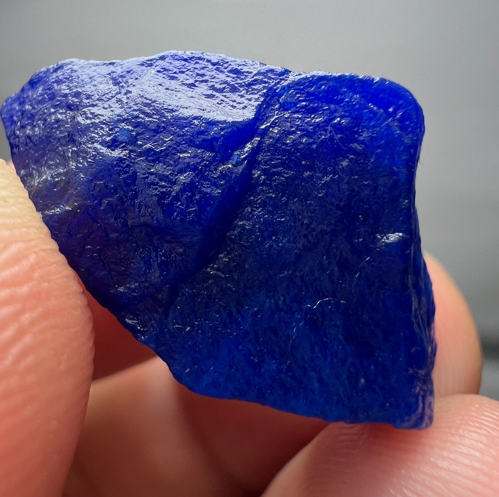 23 Ct UNUSUAL Blue Haüyne | Hayune Crystal From Badakhshan, Afghanistan 23 Ct UNUSUAL Blue Haüyne | Hayune Crystal From Badakhshan, Afghanistan
