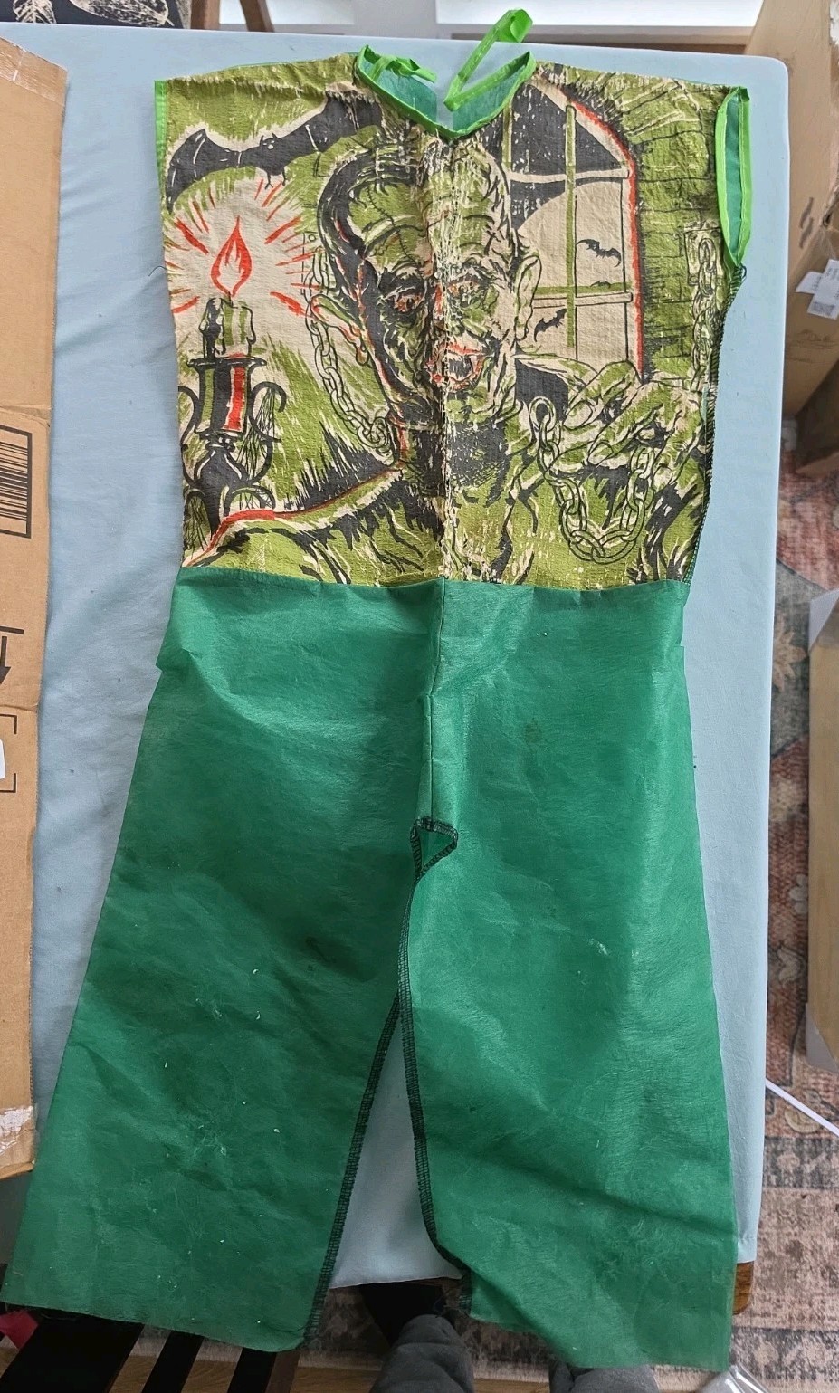 Vintage 1960's Ben Cooper FRANKENSTEIN Halloween Costume Universal Monster Rare Vintage 1960's Ben Cooper FRANKENSTEIN Halloween Costume Universal Monster Rare