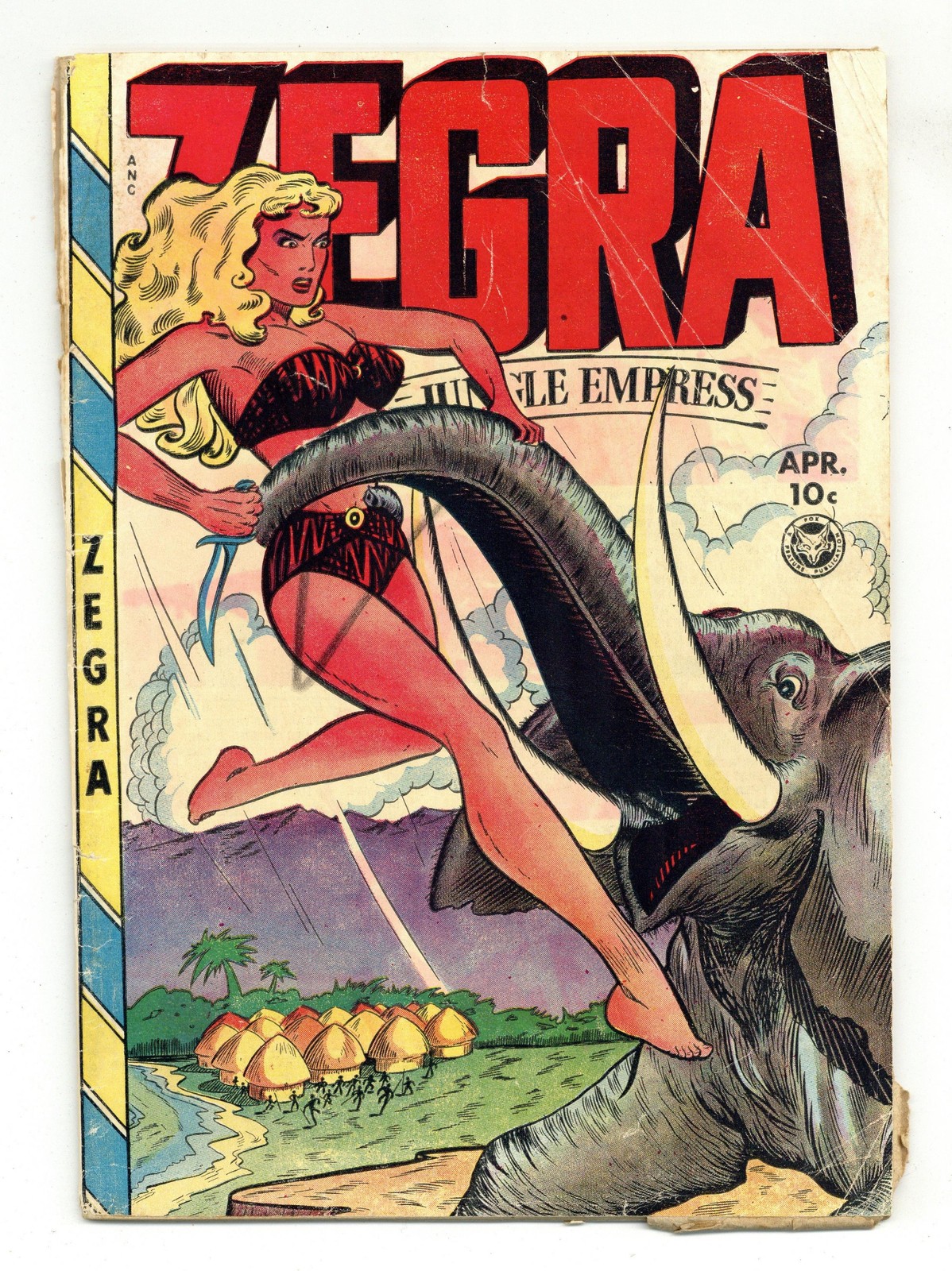 Zegra, Jungle Empress #5 GD- 1.8 1949 Zegra, Jungle Empress #5 GD- 1.8 1949
