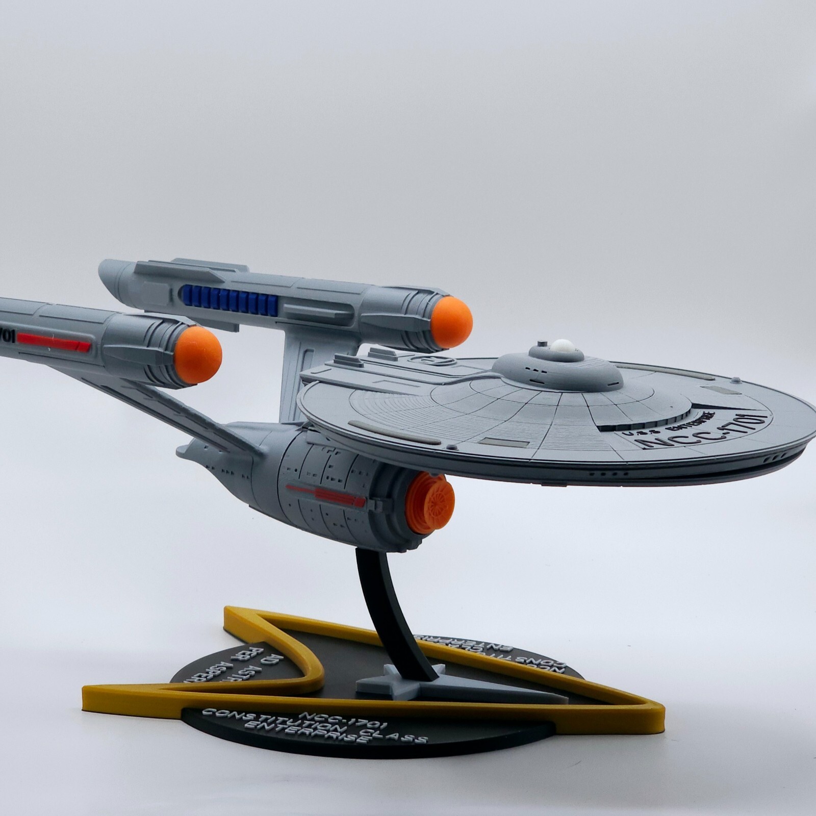 Star Trek USS Enterprise NCC-1701 18" 3D Printed Constitution Class Model Stand Star Trek USS Enterprise NCC-1701 18" 3D Printed Constitution Class Model Stand