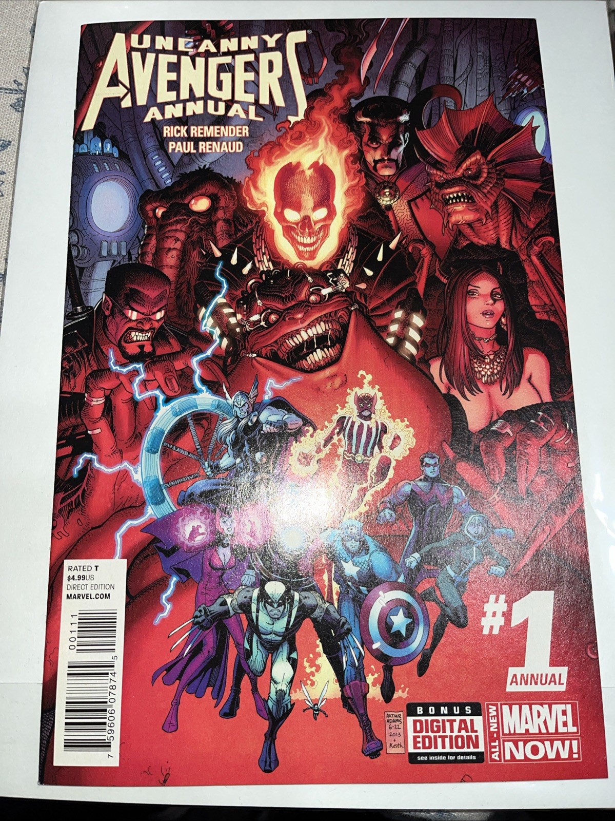 Uncanny The Avengers Annual #1 (Marvel Comics June 2014)