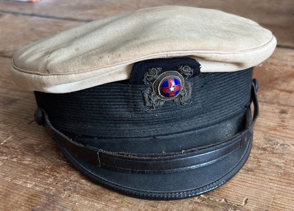 Rare Antique c1910's New York Yacht Club NYYC Officer's Cap B Schlesinger & Sons Rare Antique c1910's New York Yacht Club NYYC Officer's Cap B Schlesinger & Sons
