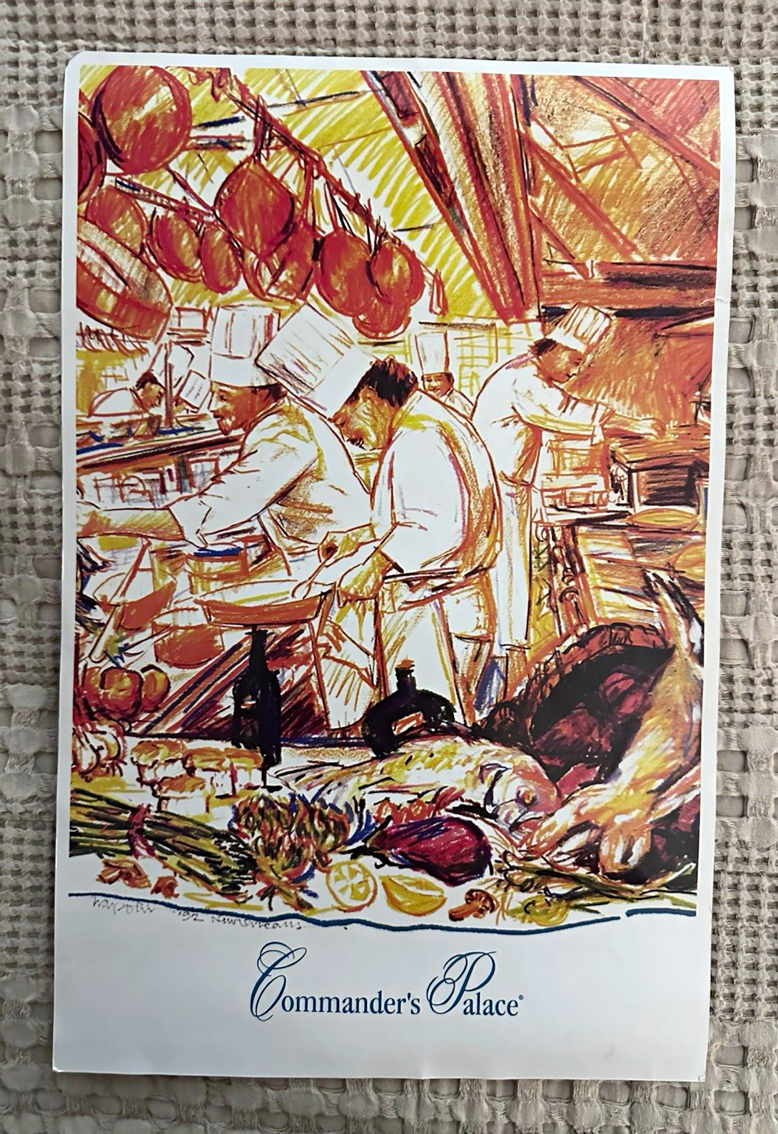 Vintage Commander's Palace Restaurant Dinner Menu New Orleans LA Chef Tory 2017 Vintage Commander's Palace Restaurant Dinner Menu New Orleans LA Chef Tory 2017