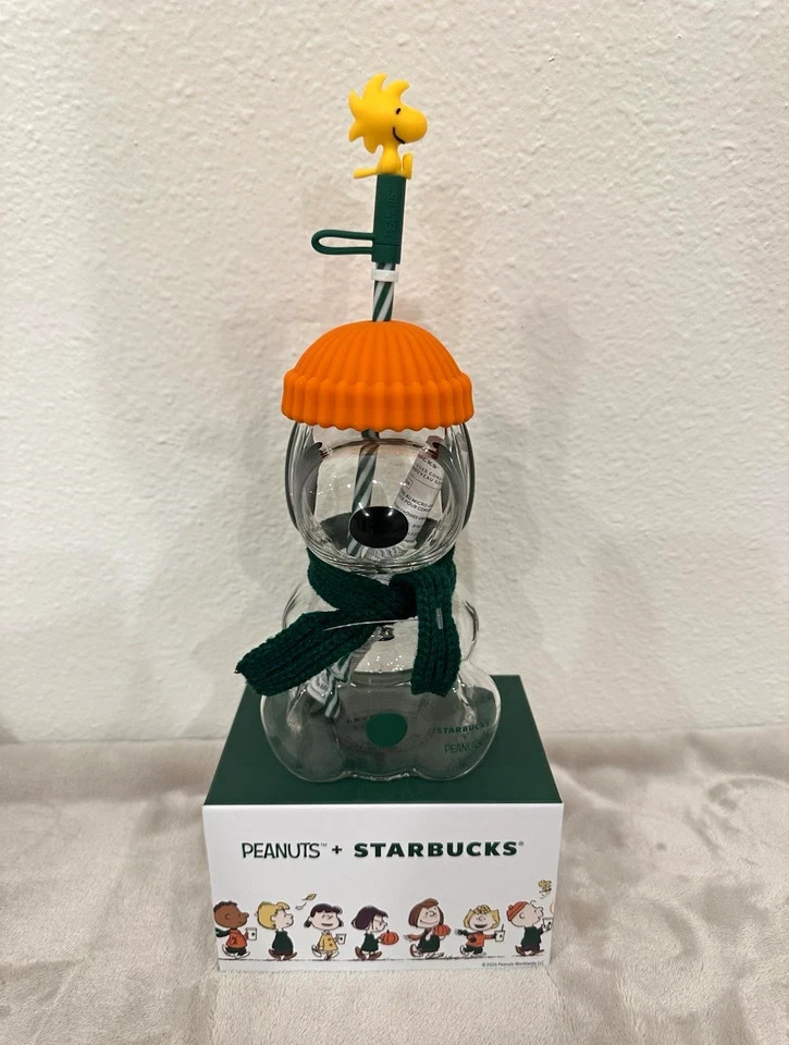 Authentic Starbucks x Peanuts Snoopy Glass Cup 20oz Coffee Cup-Halloween Gifts Authentic Starbucks x Peanuts Snoopy Glass Cup 20oz Coffee Cup-Halloween Gifts