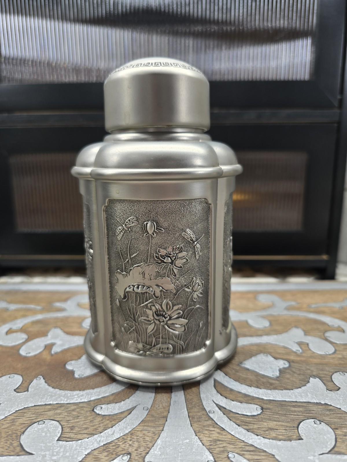 Vintage inspired Royal Selangor Pewter Tea Coffee Caddy Canister  Vintage inspired Royal Selangor Pewter Tea Coffee Caddy Canister 