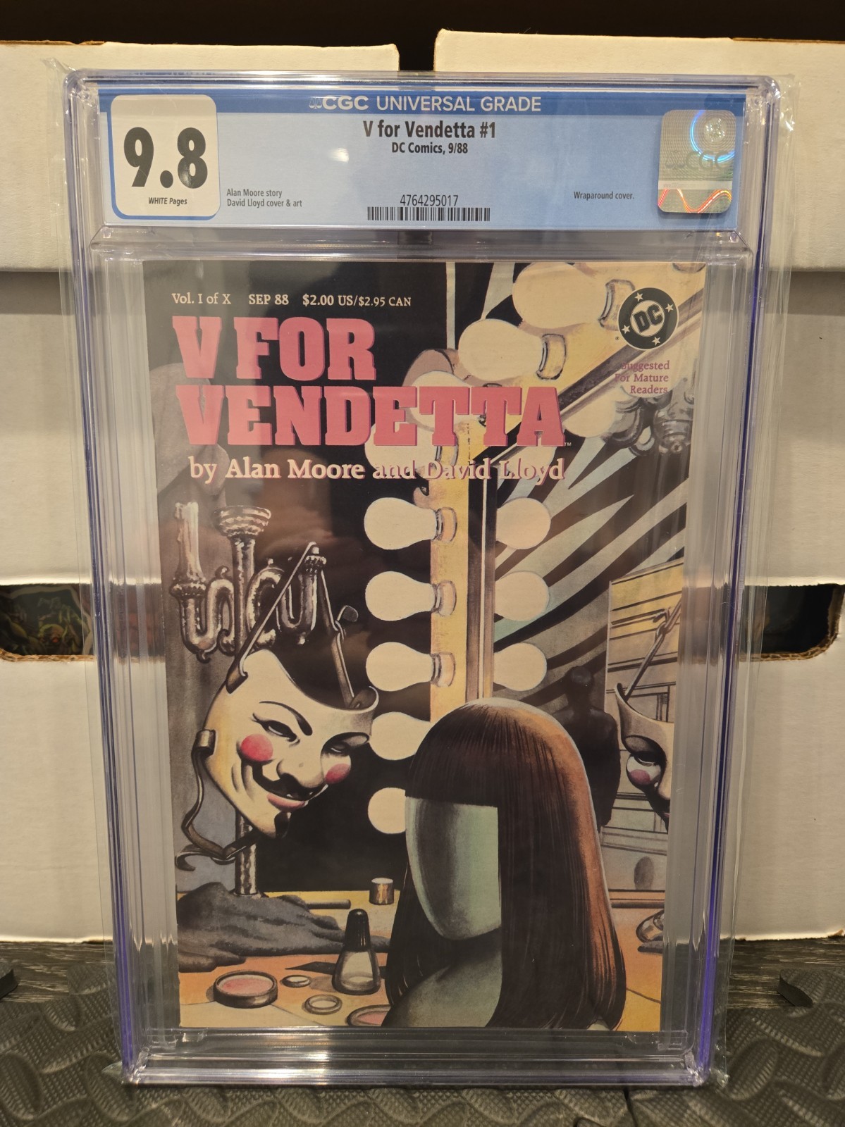 V For Vendetta #1 (1988) CGC 9.8 V For Vendetta #1 (1988) CGC 9.8