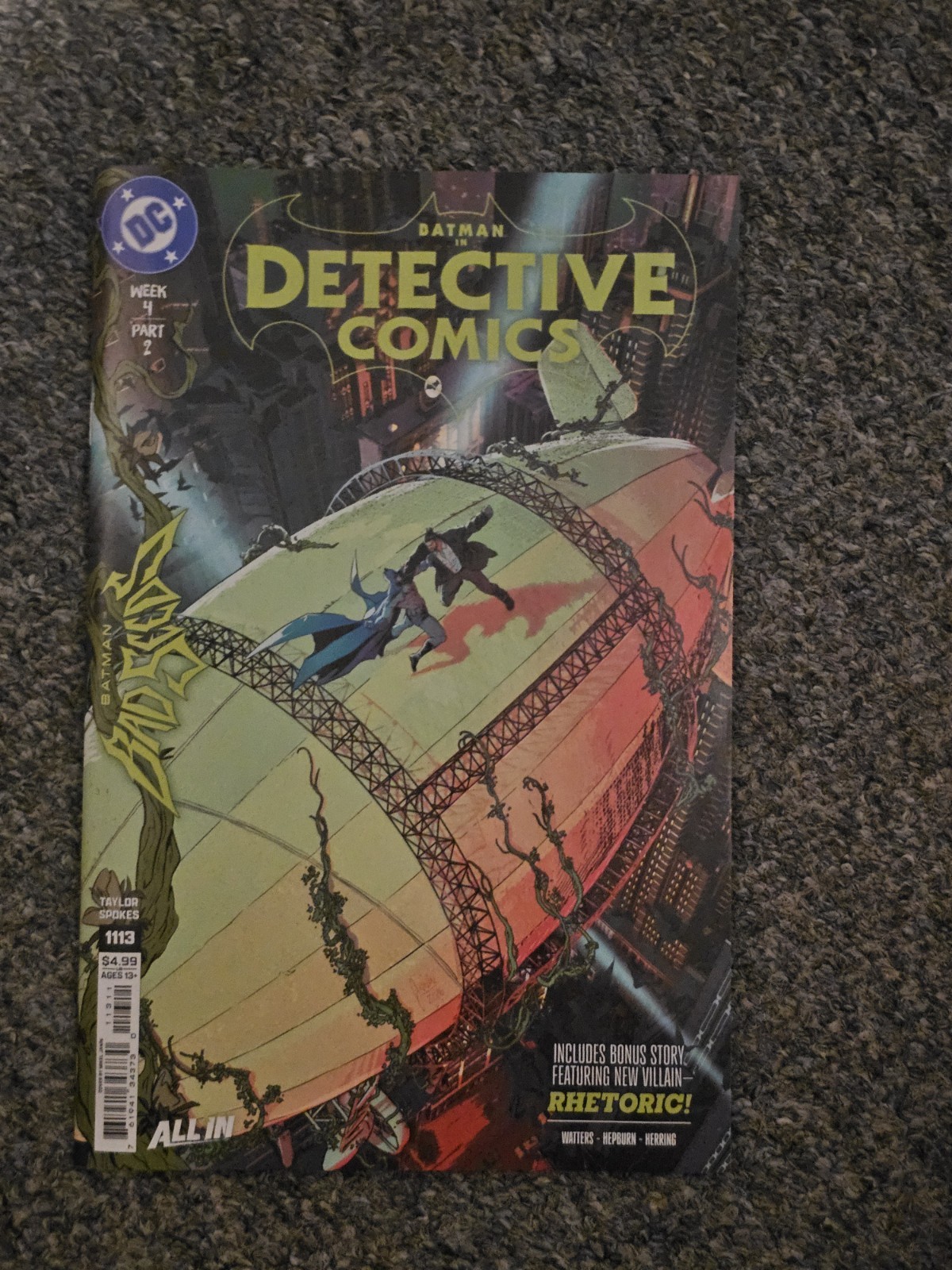 DETECTIVE COMICS #1113 COVER A MIKEL JANIN 1st APPEARANCE OF RHETORIC NM DETECTIVE COMICS #1113 COVER A MIKEL JANIN 1st APPEARANCE OF RHETORIC NM