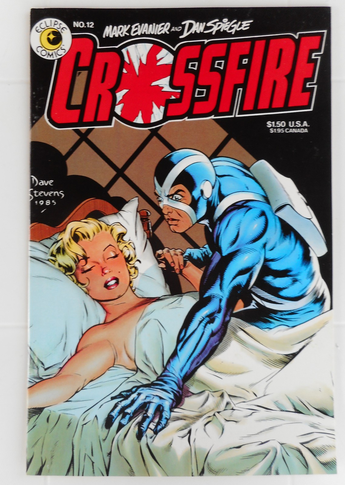 Crossfire #12 Marilyn Monroe Cover Dave Stevens Eclipse Comics Crossfire #12 Marilyn Monroe Cover Dave Stevens Eclipse Comics