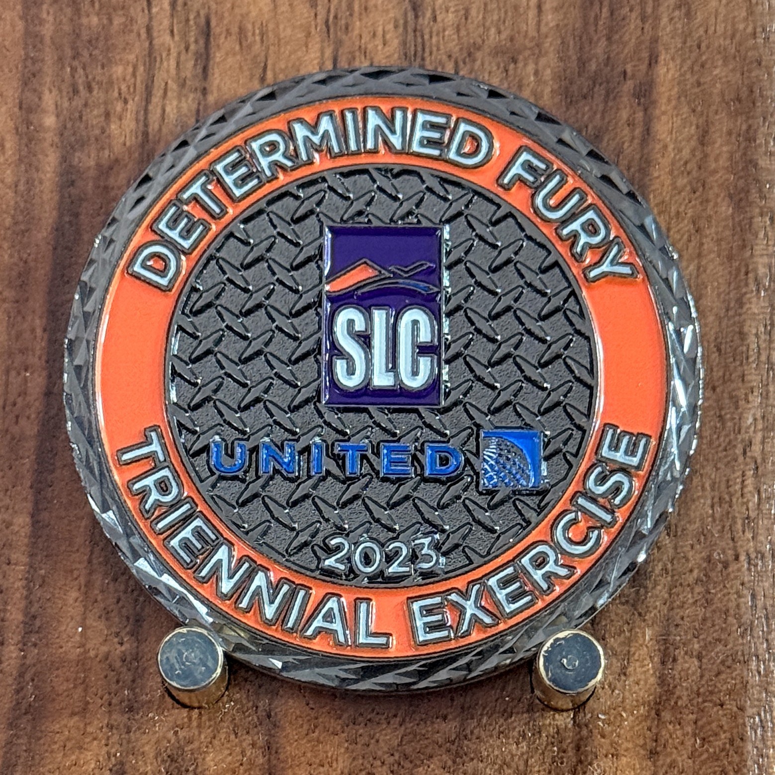 Determined Fury 2023 SLC Triennial Exercise Challenge Coin  W#29