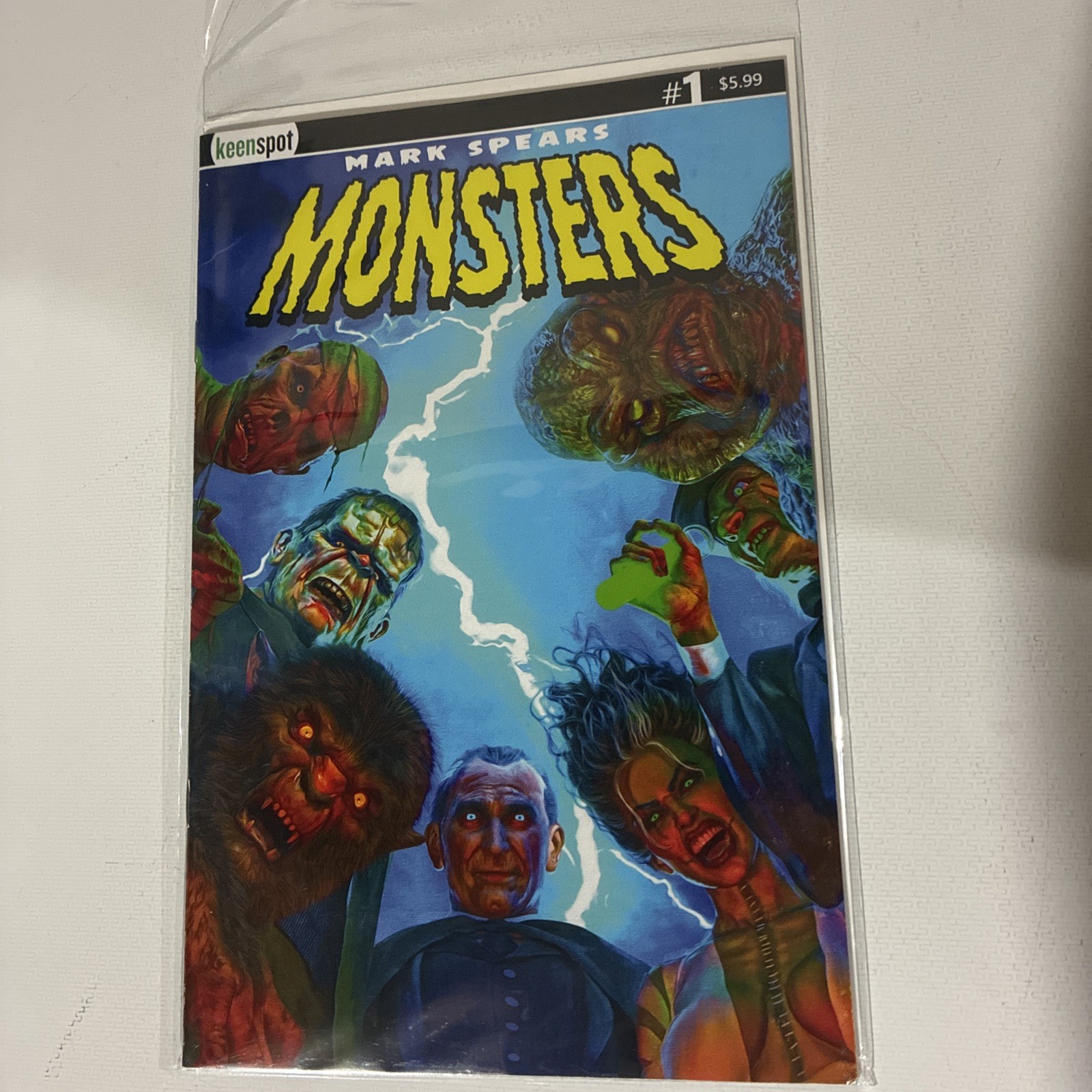 MARK SPEARS MONSTERS #1 FIRST PRINT (KEENSPOT) 2024 COVER A MARK SPEARS MARK SPEARS MONSTERS #1 FIRST PRINT (KEENSPOT) 2024 COVER A MARK SPEARS