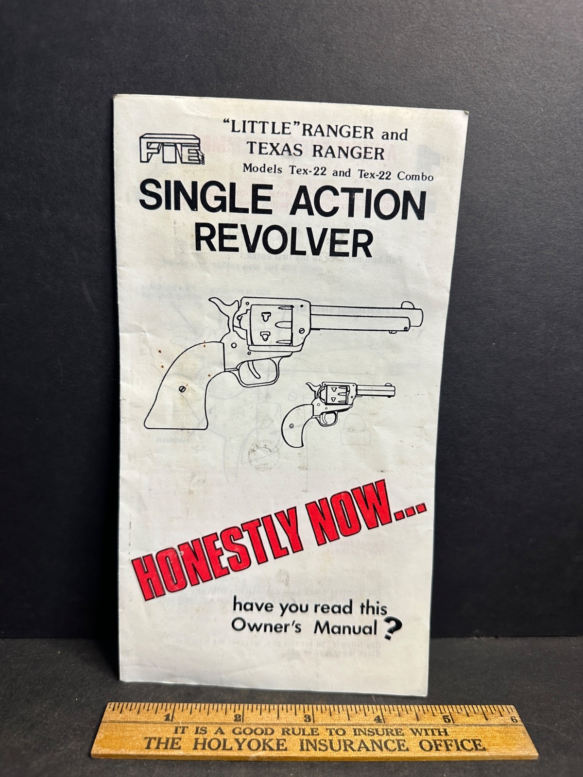 Manual FIE Texas Ranger & Little Ranger Revolver Models Tex-22 & Combo
