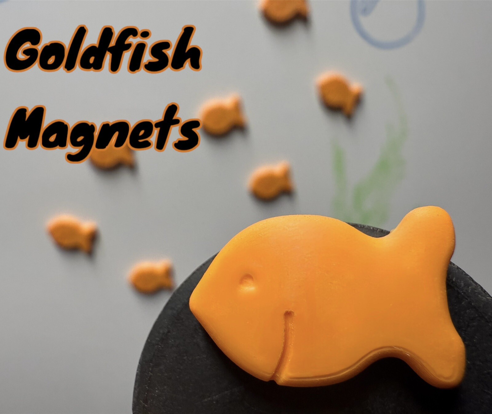 Gold Fish Magnets - pack of 6 Gold Fish Magnets - pack of 6