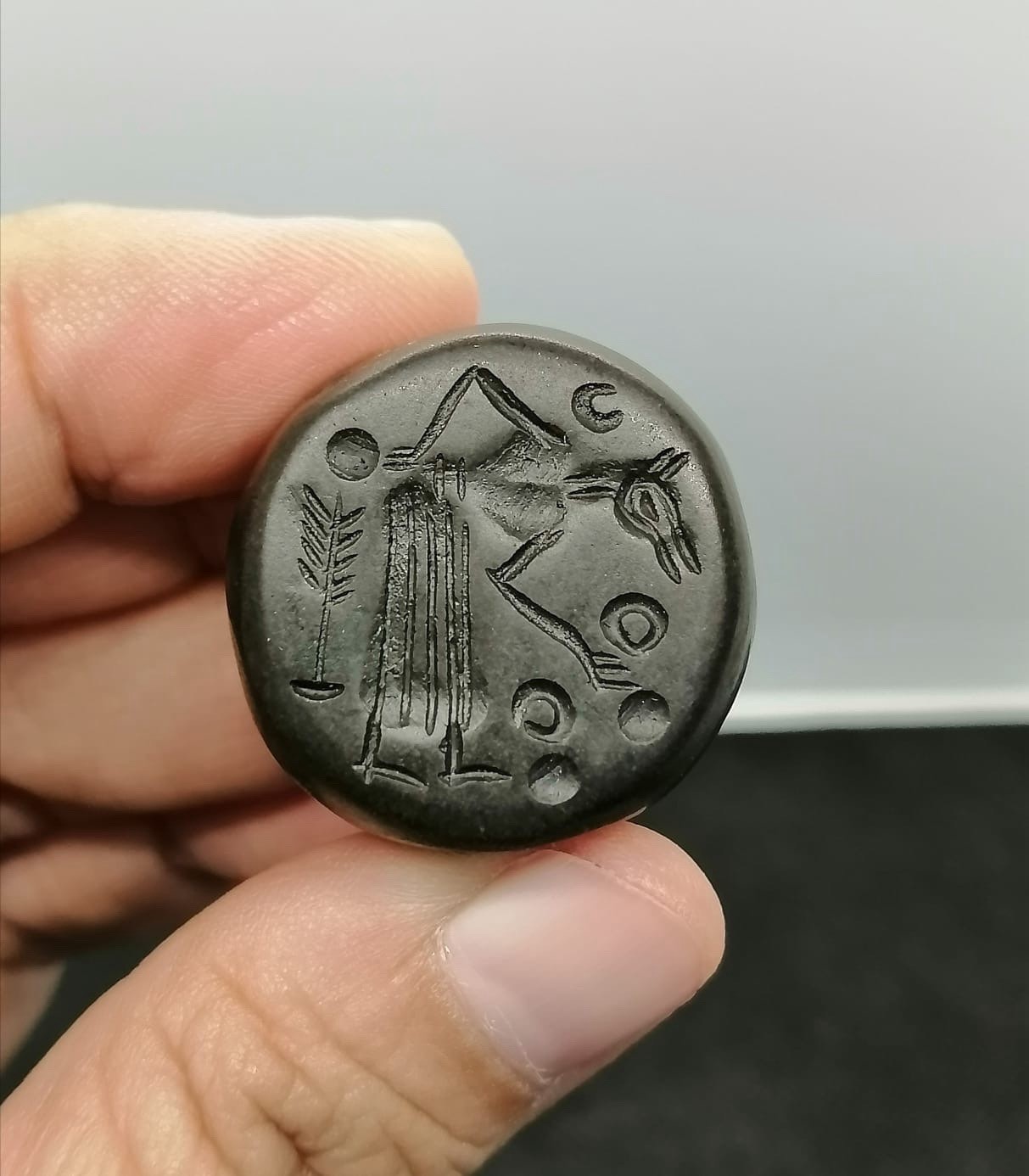 Jasper Rare Stone Old Roman Intaglio Seal Stone Stamp Amulet Jasper Rare Stone Old Roman Intaglio Seal Stone Stamp Amulet