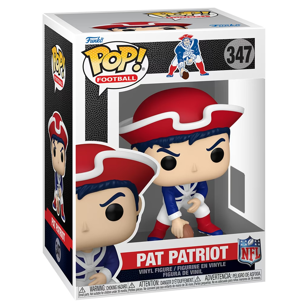New England Patriots Funko Pat Patriot POP Vinyl Figure New England Patriots Funko Pat Patriot POP Vinyl Figure