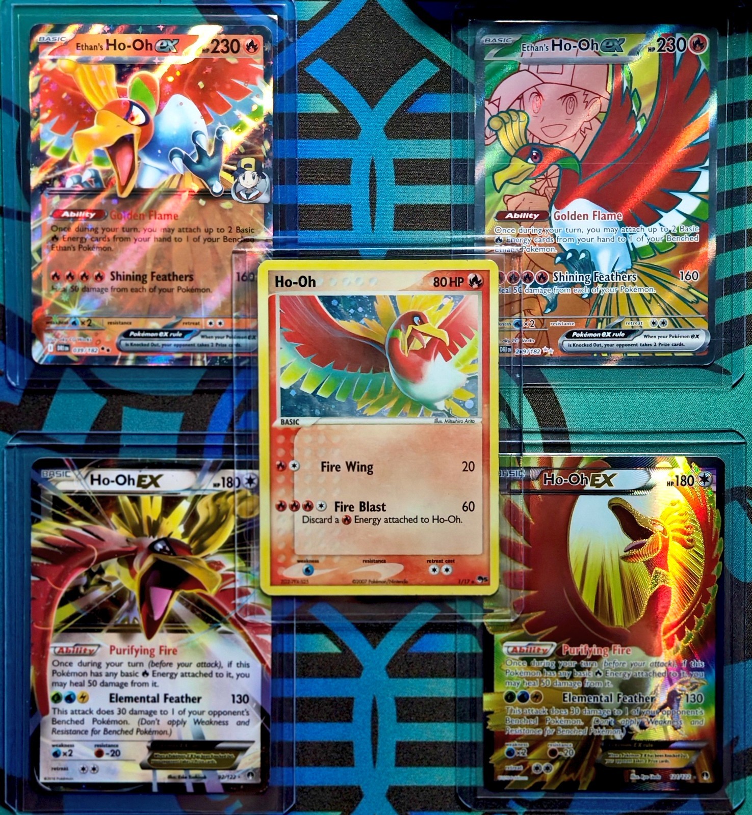 Pokemon HO-OH Holo POP Series + Ho-Oh EX BREAKpoint set + Destined Rivals set Pokemon HO-OH Holo POP Series + Ho-Oh EX BREAKpoint set + Destined Rivals set